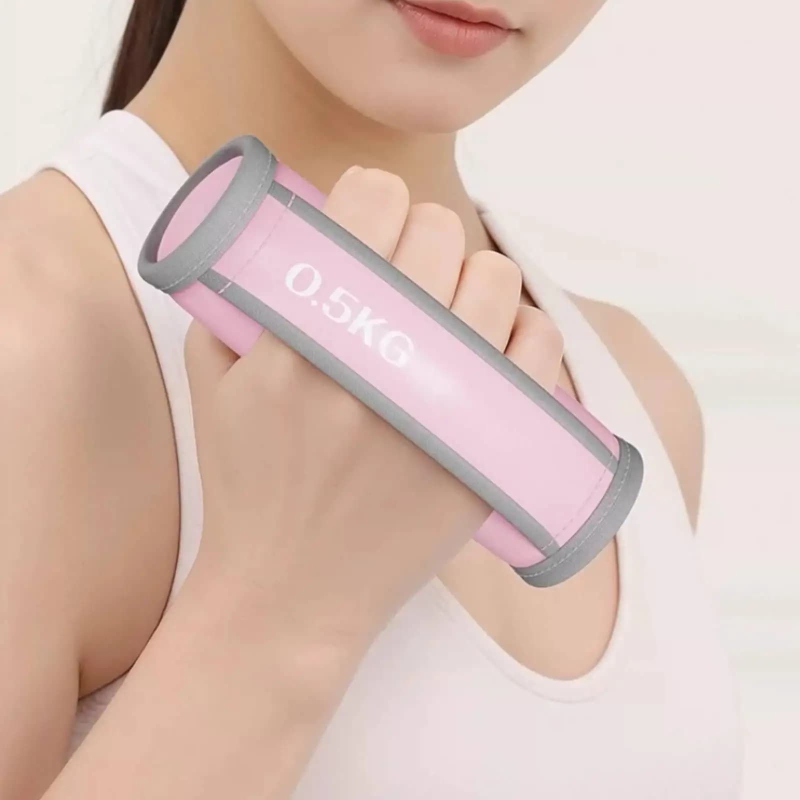 Neoprene Women Fitness Dumbbell Lightweight Hand Weights Bodybuilding Dumbbells for Jump Rope Cardio