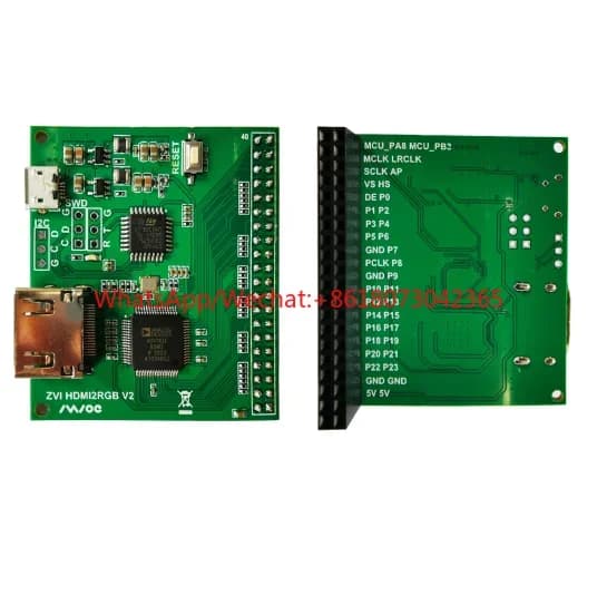 Scheda di sviluppo Adv7611 Driver schermo HDMI a Rgb888 / Bt656 / Bt1120 Raspberry Pie