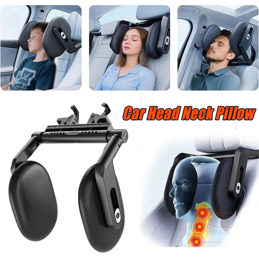 Cuscino Morbido per Auto, Ergonomico e Confortevole, Supporto per Collo e Testa, Ideale per Dormire in Auto
