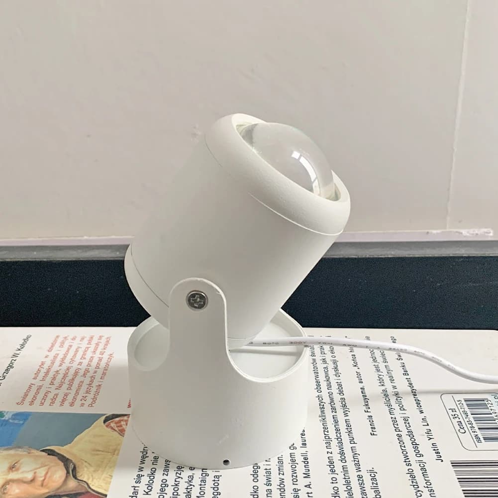 USB Arcobaleno Tramonto Rosso Proiettore LED Luce notturna Protezione solare Lampada da scrivania per camera da letto Bar Caffetteria Decorazione da parete Illuminazione