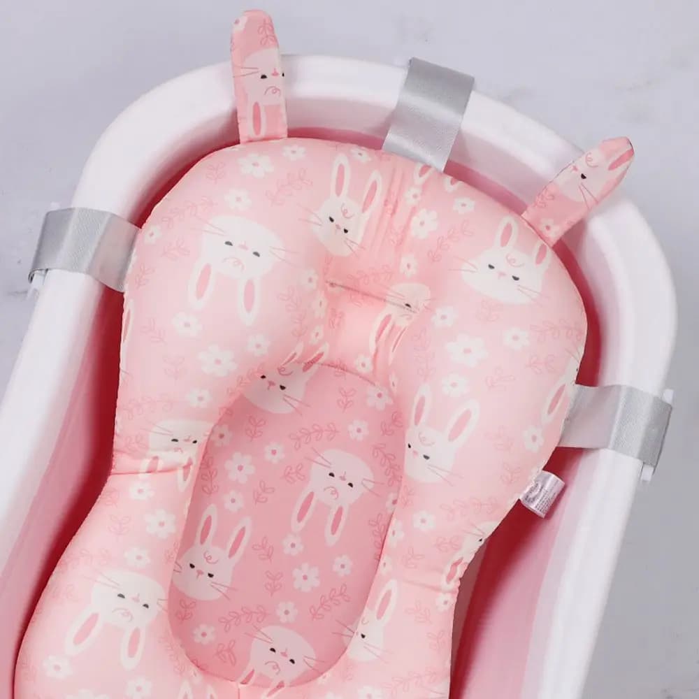 Cartone animato di sicurezza Orso Coniglio Sicurezza Cuscino da bagno per bambini Cuscino per vasca da bagno per neonato Sedile da bagno per neonato Tappetino di supporto per doccia