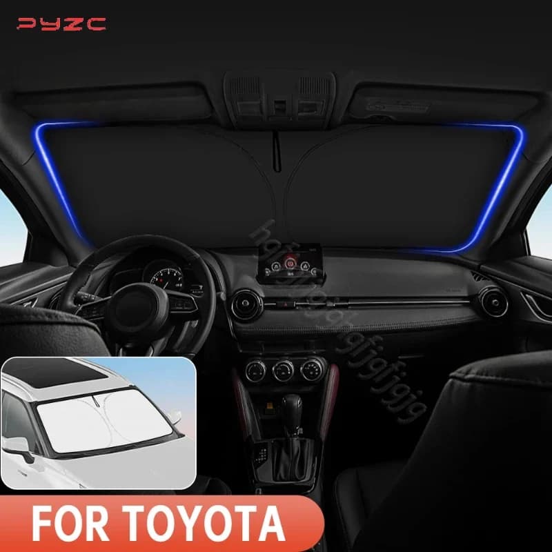 Parasole per Parabrezza Toyota Highlander Tundra, Copertura per Finestrino Anteriore, Accessori Interni Auto, Protezione UV