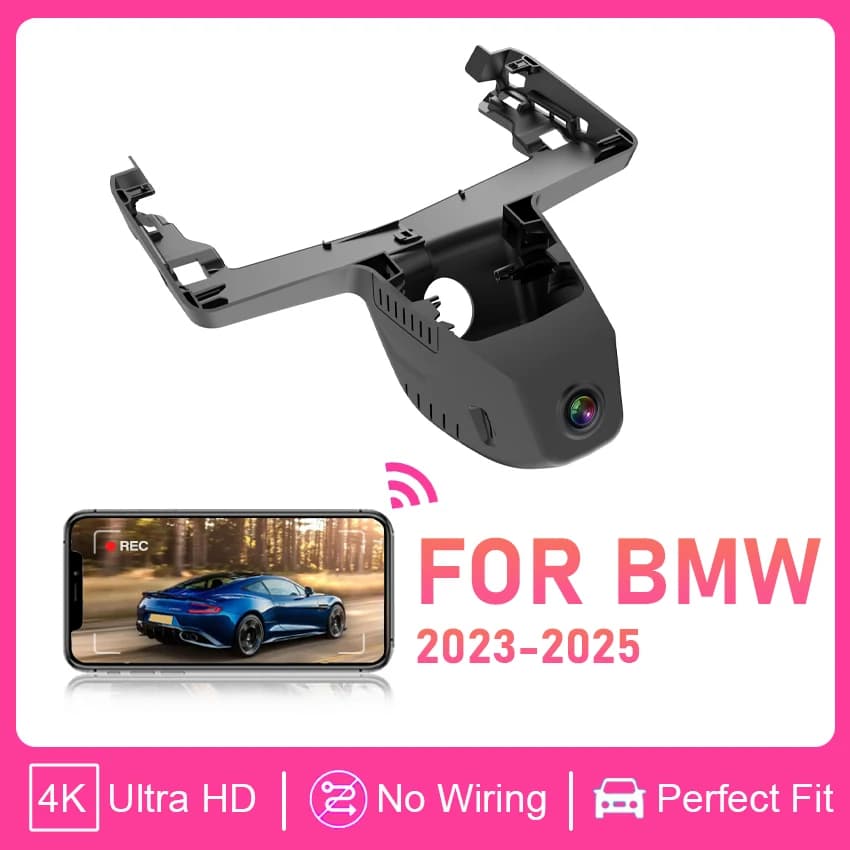 New! Dash Cam 4K for BMW X1 iX1 U11 2023 2024 2025 2026, OEM Integrated Video Recorder for Car with WIFI and APP Control