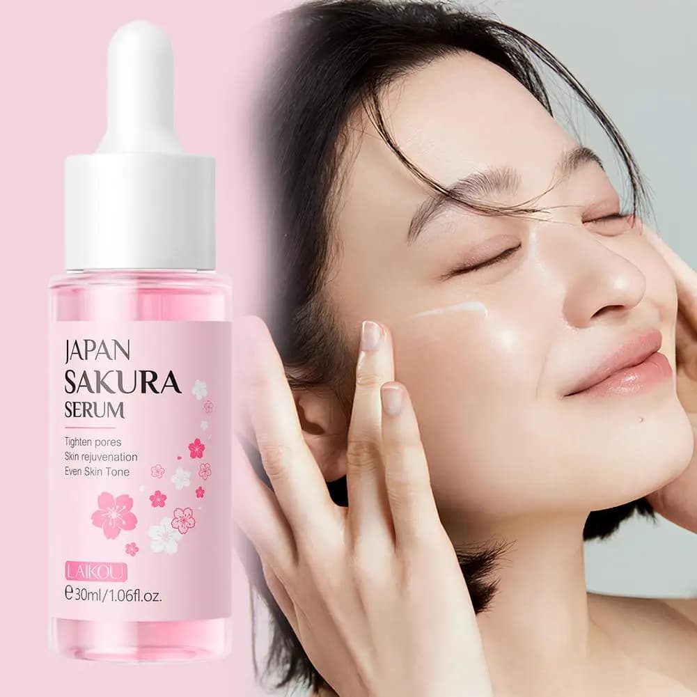 30ml Sakura Skincare Face Serum Moisturizing Firming Brightening Face Serum Beauty Facial Skin Care For All Skin