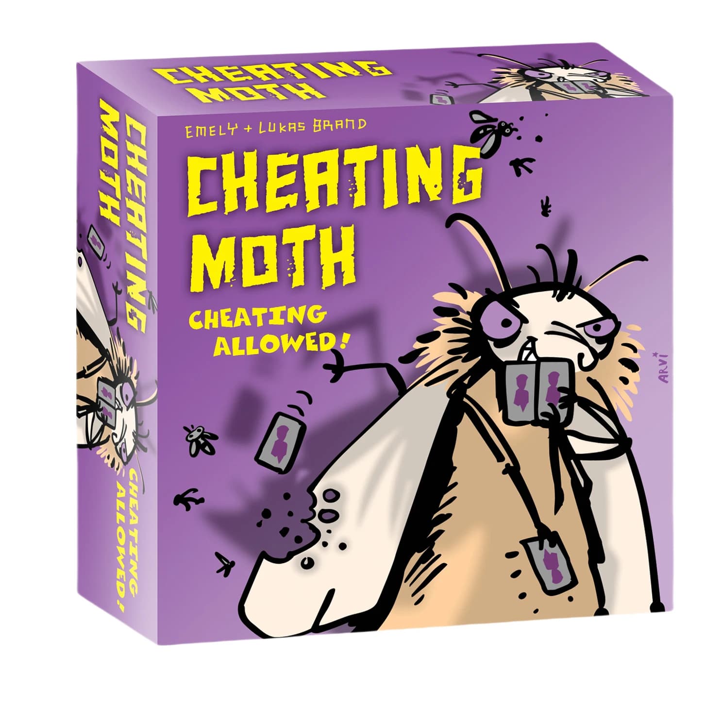 Mogel Motte Kaker Laken Poker Gioco di carte reali Gioco Devir Cheating Moth Board Deck