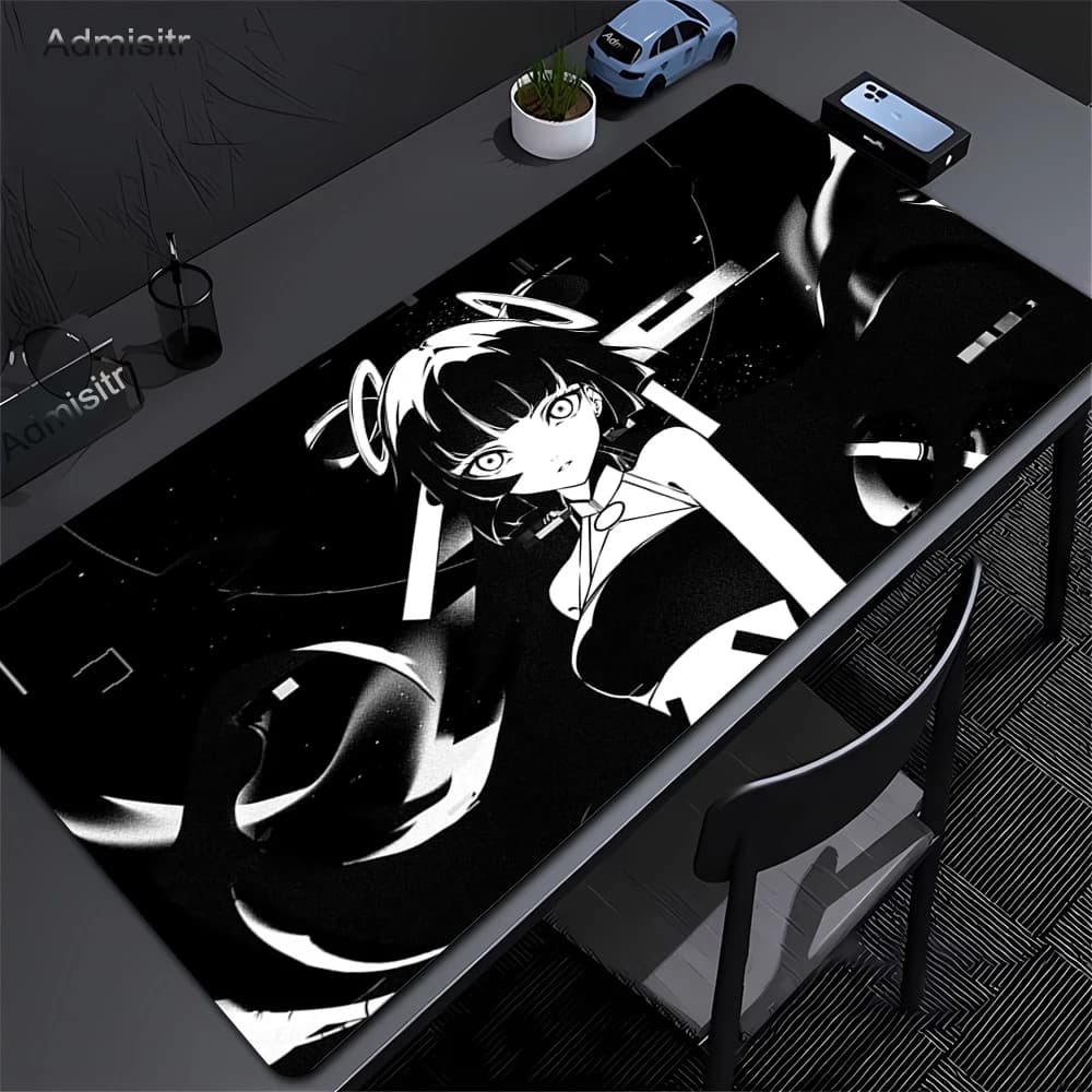 Tappetino per mouse XXL YUki Aim Gaming Speed Tappetino per mouse Gioco Premium Anime Girl Mousepad Professionale E-Sports Gamer Tappetino da scrivania Tappetino per tastiera