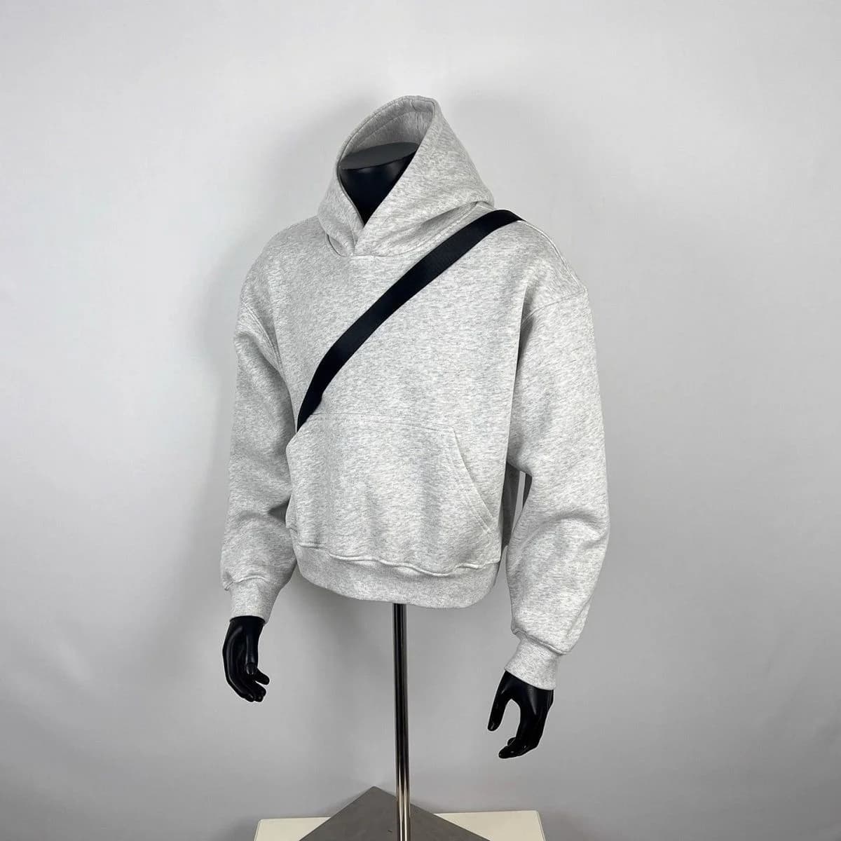 Felpe con Cappuccio da Uomo Riflettenti Gotiche Oversize ad Asciugatura Rapida in Lana con Anelli, Multitasche, Maniche Lunghe, Top Flash Love di San Valentino per l'Autunno