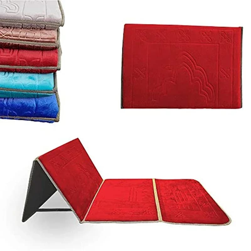Folding Meditation Pad Yoga Exercise Mat Portable Outdoor Workout Pad Cushion Camping Mat Flooring Chair Ergonomic Back Support