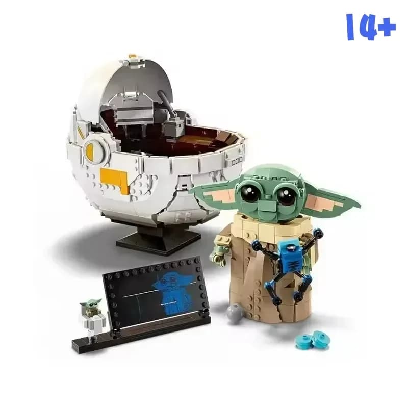 Disney 75403 1048PCS Space Ship Baby Stroller Blocks Modello dettagliato per la casa, regalo di compleanno, compatibile con i mattoncini LEGO