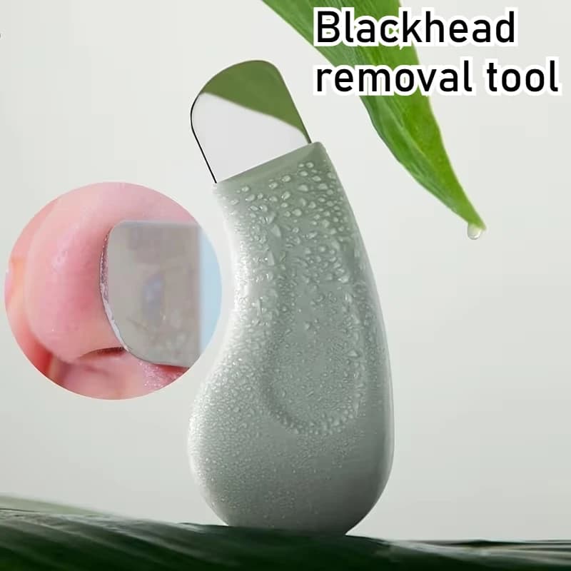 1/2 Pezzi Strumento Manuale per la Rimozione dei Punti Neri in Acciaio Inossidabile, Raschietto per la Pulizia dei Pori del Viso, Accessori di Bellezza per la Cura del Naso e dell'Acne
