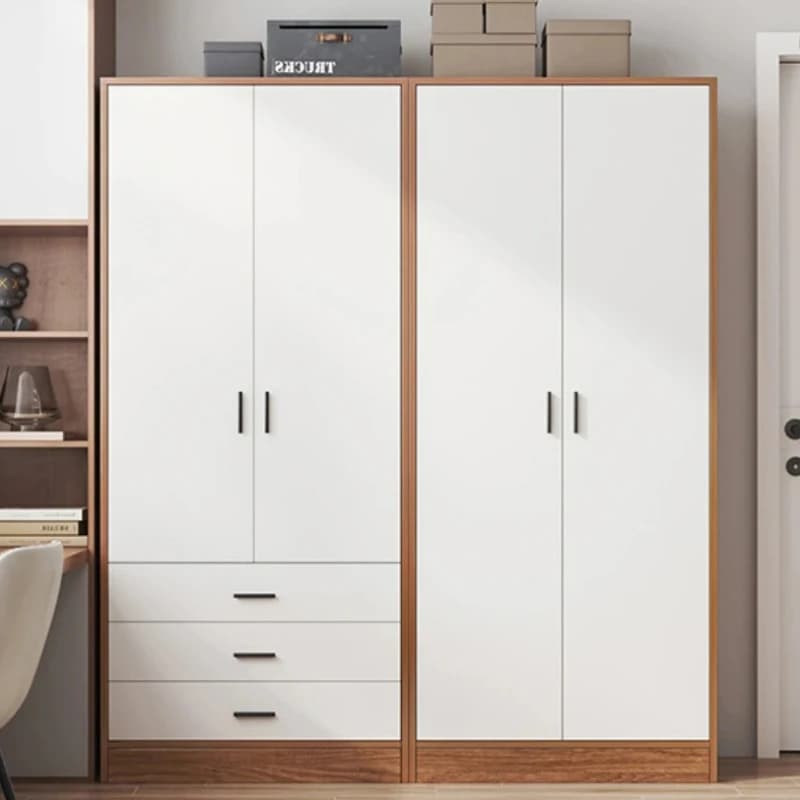 Storage Manmade Board Wardrobes Doors Modern Open Closets Bedroom Wardrobes Shelves Shelf Armadio Camera Da Letto Furniture
