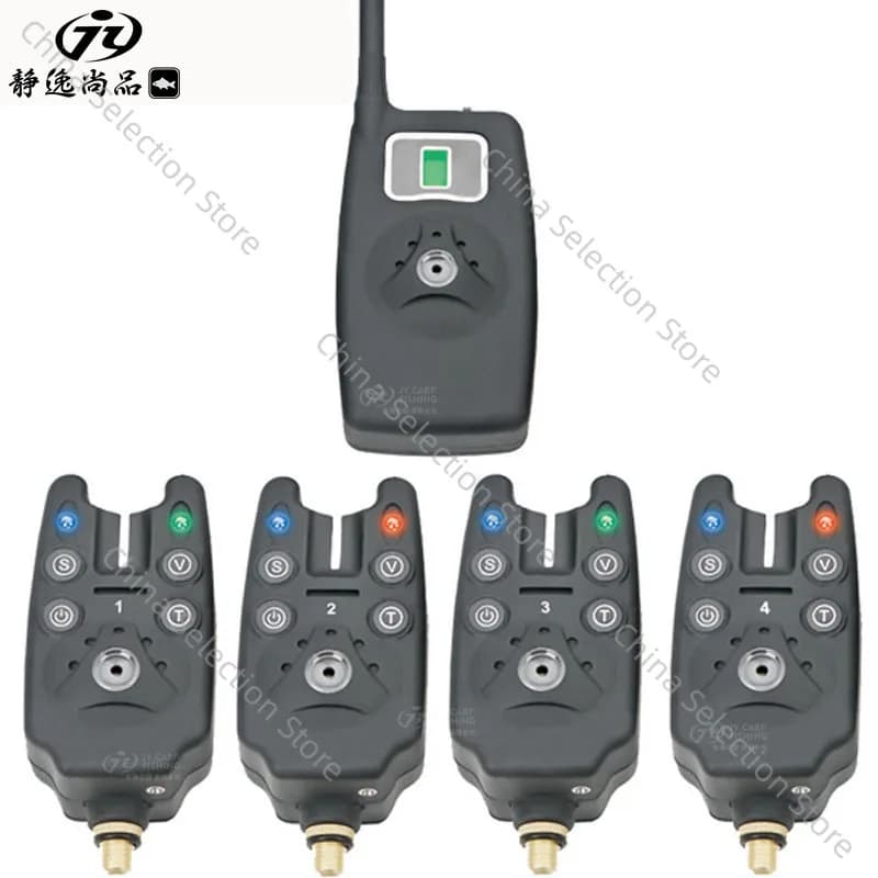 Jingyi Biblioteca in stile europeo Pesca Allarme pesca elettronico wireless Allarme staffa boutique JY-19