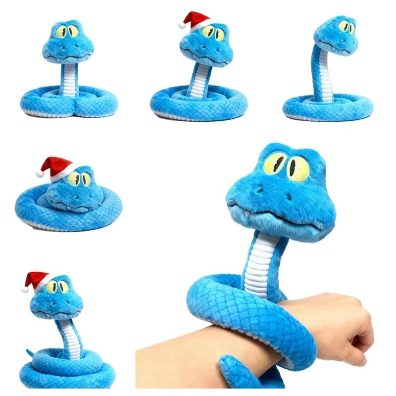 Giocattolo per bambola serpente Gary blu di Zootopia, peluche ripiene, regalo di Natale che può essere modellato in diverse forme