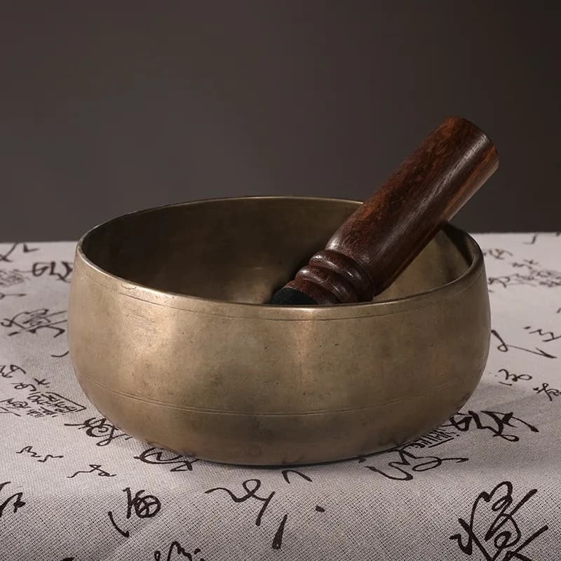 Remuna Singing Bowl Vintage Yoga Meditation Copper Sound Bowl Buddhism Original Tibetan Bowls Luxury Nepal Handmade Unique Bowls