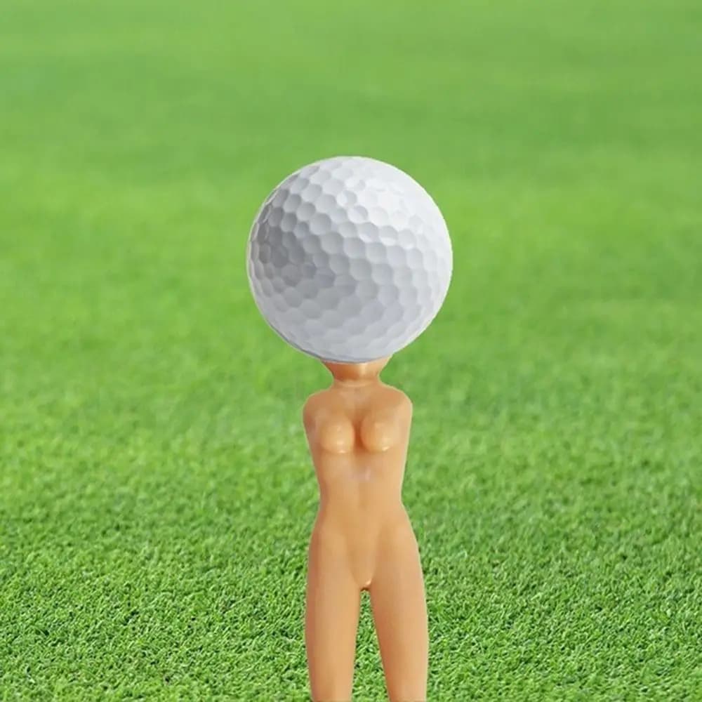 Presa per palline da golf per manichino da golf da 70 mm per bellezza in plastica da 10 pezzi per esterni