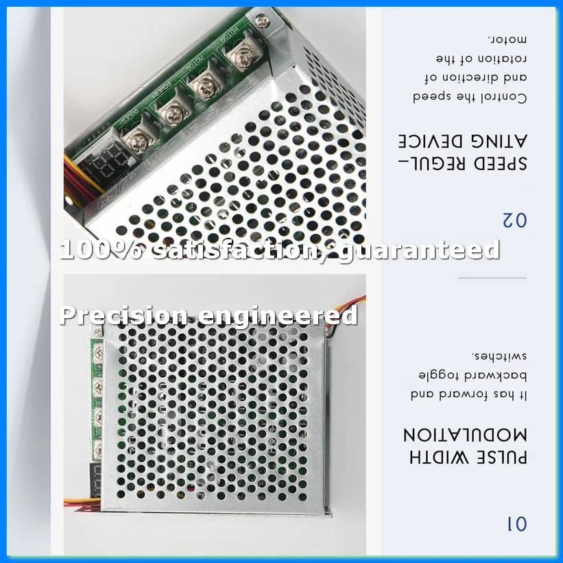 DC 10-55V 100A 3000W Motor Speed Controller Reversible PWM Control Forward and Reverse Controller-A07G
