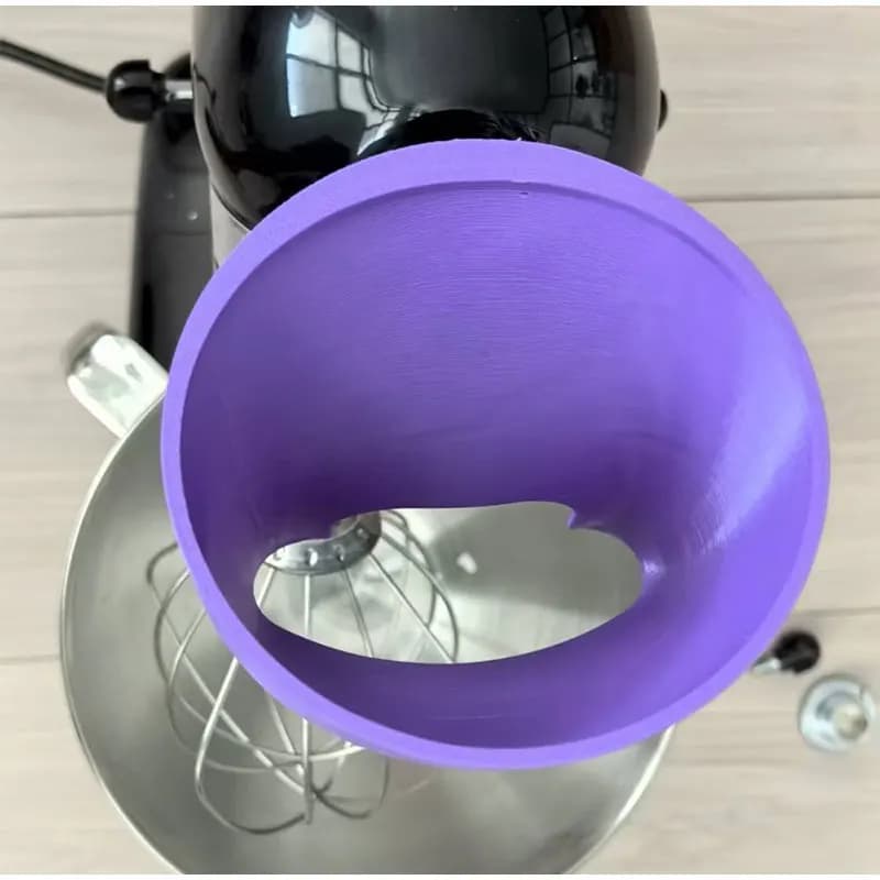 Kitchen Aid Artisan Mixer Flour Funnel For Ksm150 5-quart Tilt-head Stand Mixer Filter Attachment To Prevent Overflow Soiling