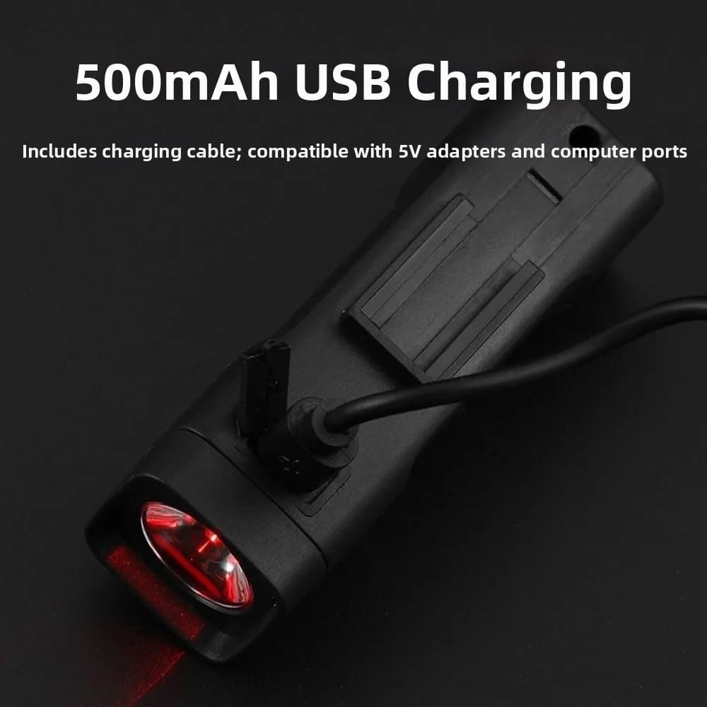 Super Bright Bicycle Front Light Waterproof USB Rechargeable Bike Headlight 3 Gears High Brightness Bike Light Flashlight