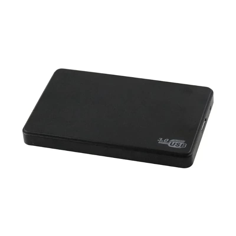 Custodia per disco rigido nera da 2,5 pollici Nessun smontaggio senza viti Custodia esterna per disco rigido da USB 3.0 a SATA SSD meccanico per PC