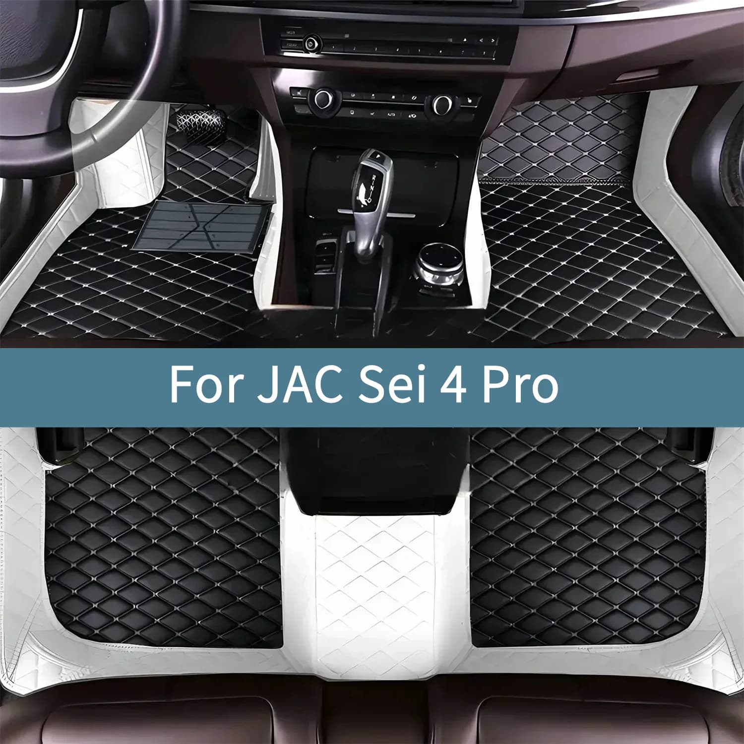 Tappetini auto Per JAC Sei 4 Pro 2021 2022 2023 2024 2025 2026 Tappetini Per Auto Impermeabile Set Completo Tappetino Accessori