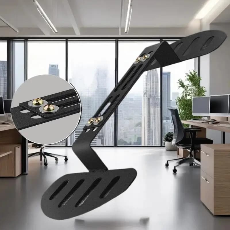 Poggiapiedi Anteriore per Moto e Scooter, Parte di Ricambio Regolabile, Accessorio Robusto Antiscivolo per Bici Elettrica