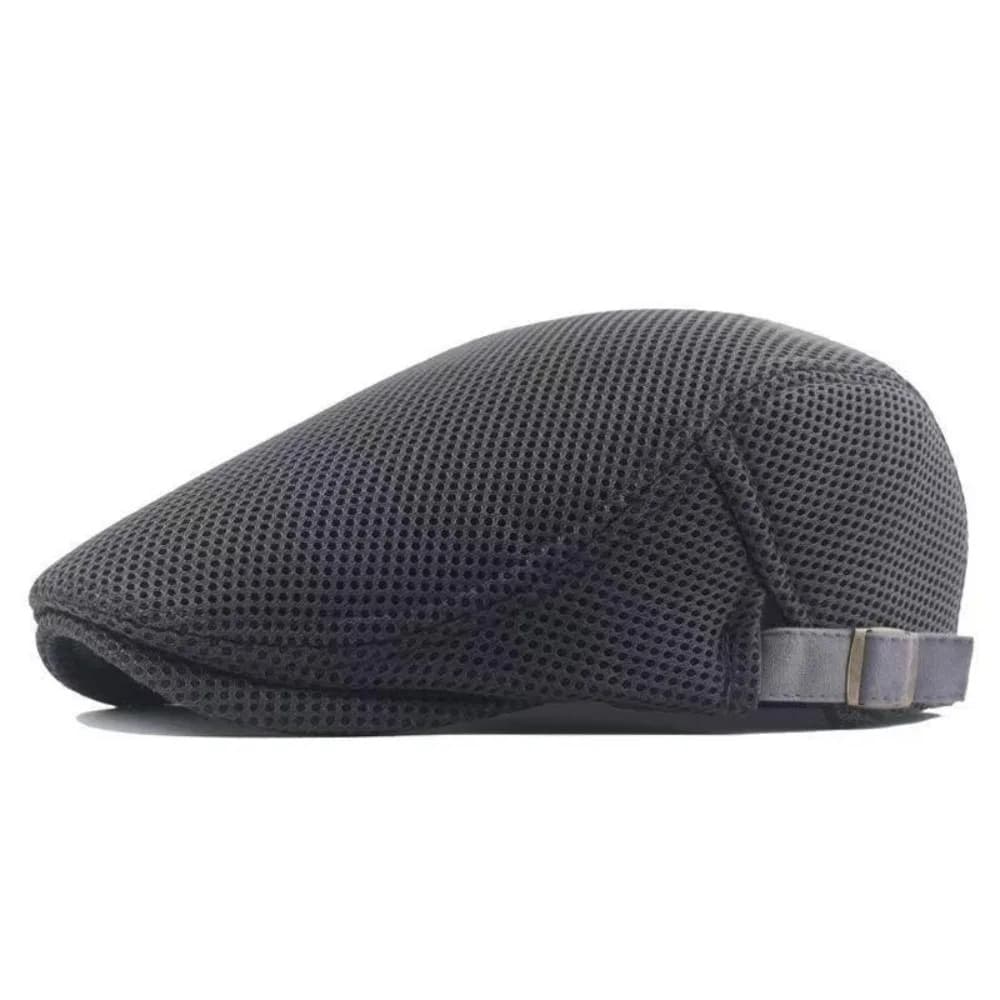 Versatile Mesh Beret Cap Washable Polyester Material Breathable Sun Hat Vintage Fashion Hollow Peaked Cap Spring Summer