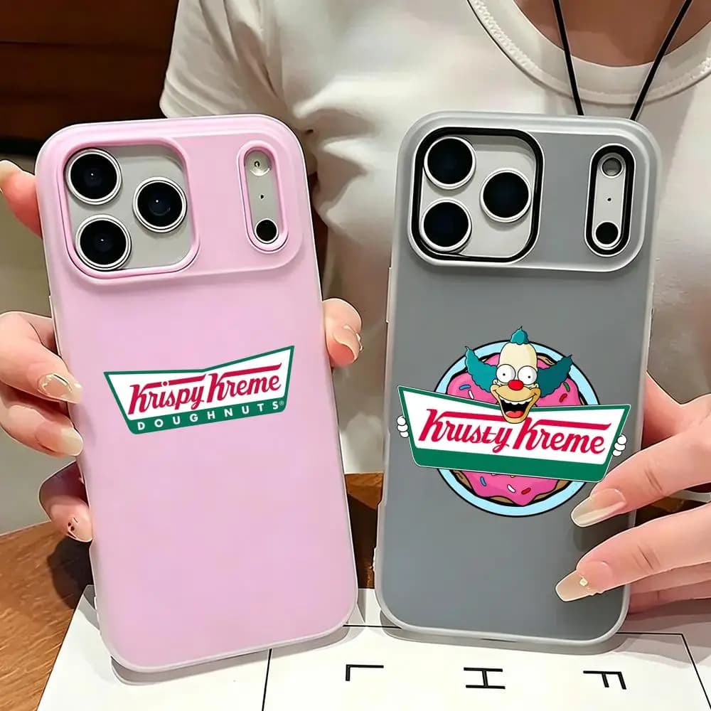 Phone Case Elly 2-in-1 Dual Layer Shockproof Case for iPhone17 /16 /15 /14/13/12 K-Krispy KremeS
