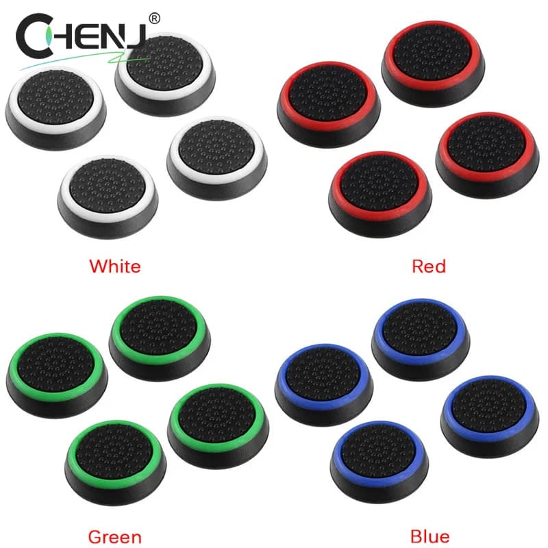 4 pezzi in Silicone analogico Thumb Stick Grips Cover per Xbox 360 One Playstation 4 per PS4/PS3 Pro Slim Gamepad Cap Joystick Cap custodie