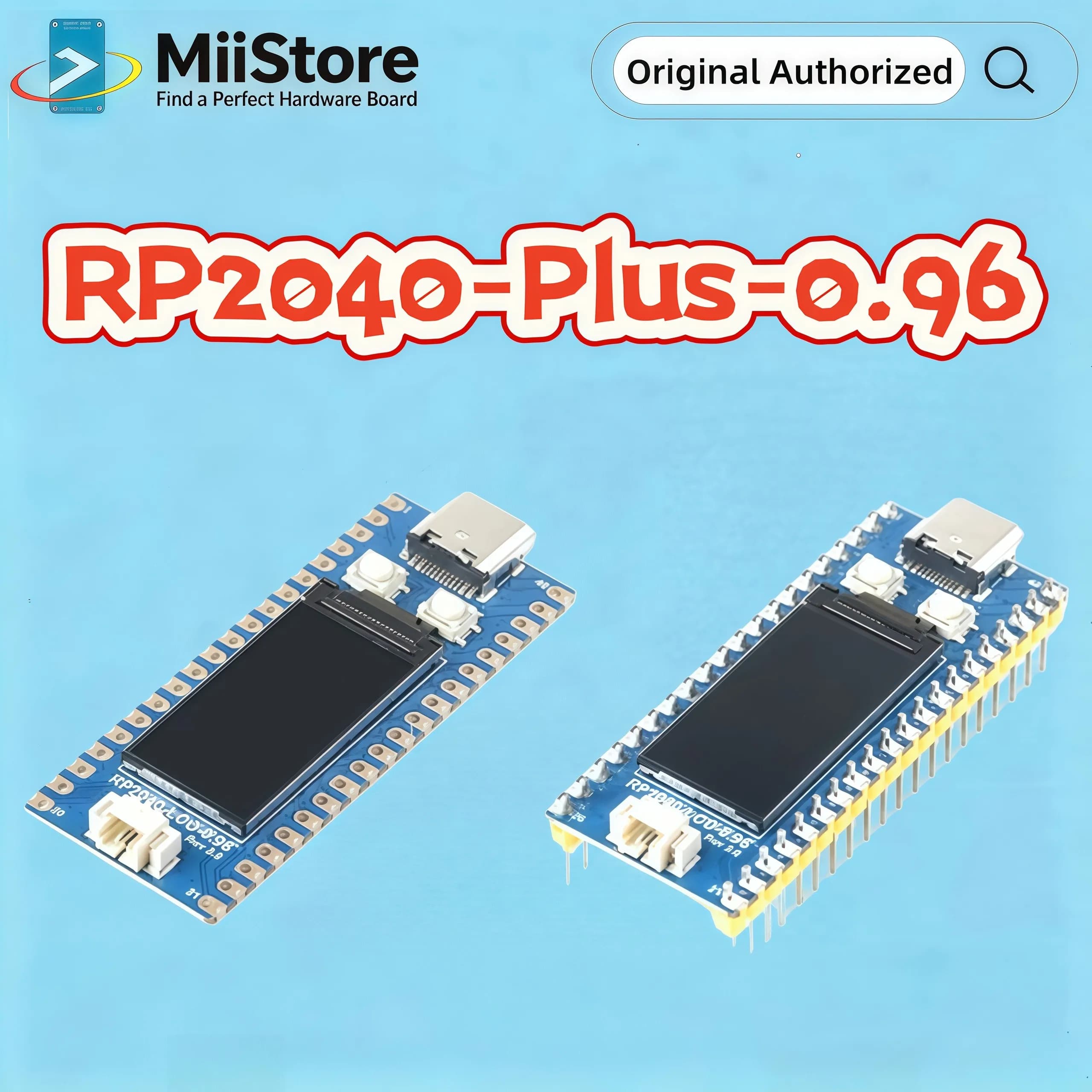 RP2040-LCD-0.96 Processore dual core con schermo di visualizzazione 65K compatibile con Raspberry Pi PICO