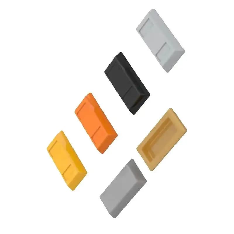 10 pezzi 99563 1x2 Gold Bar Size Block Moc compatibile con parti di assemblaggio di giocattoli per bambini fai da te in mattoni