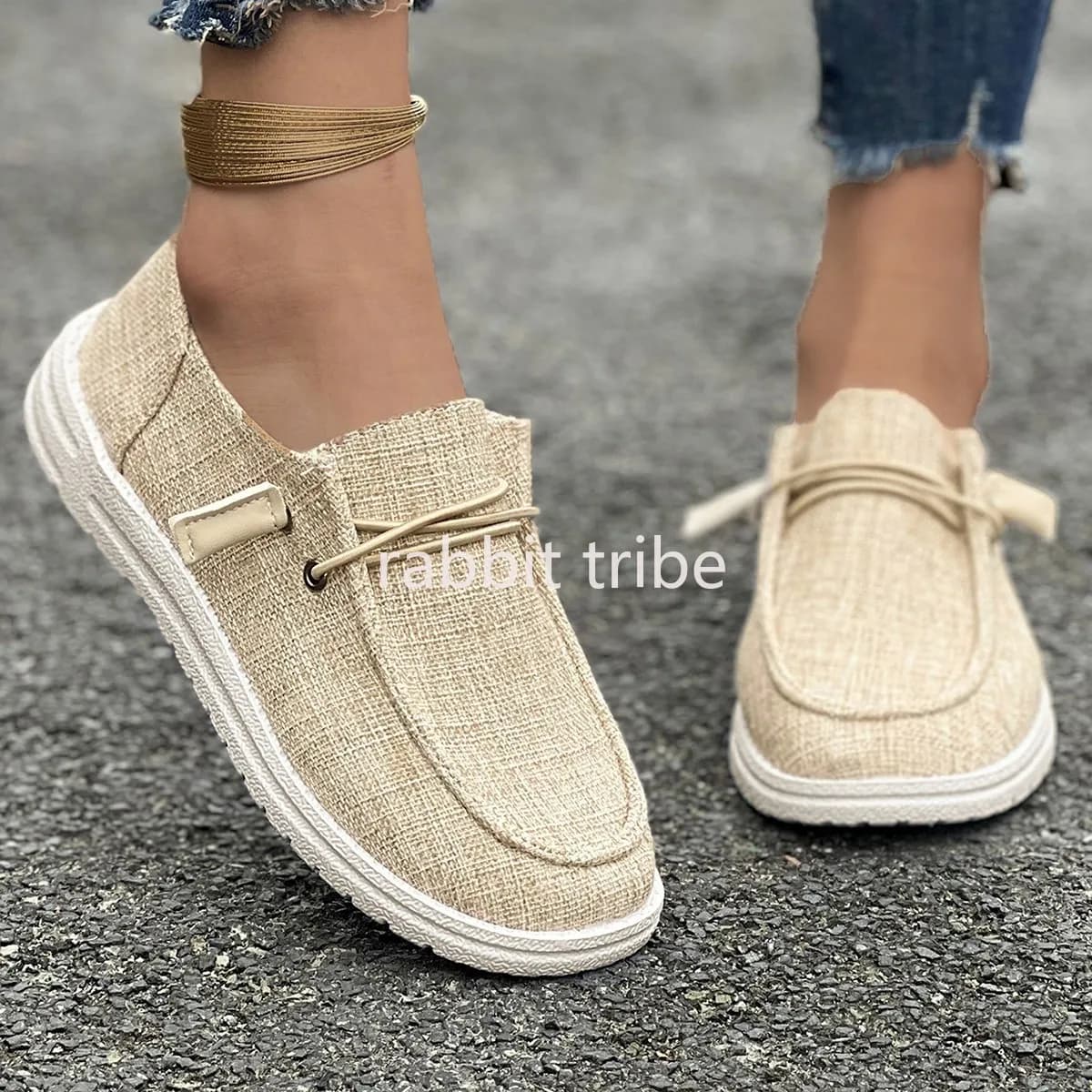 Nuove Scarpe Sportive Casual in Tela alla Moda 2026, Comode e Traspiranti, Mocassini da Donna, Scarpe Singole da Donna