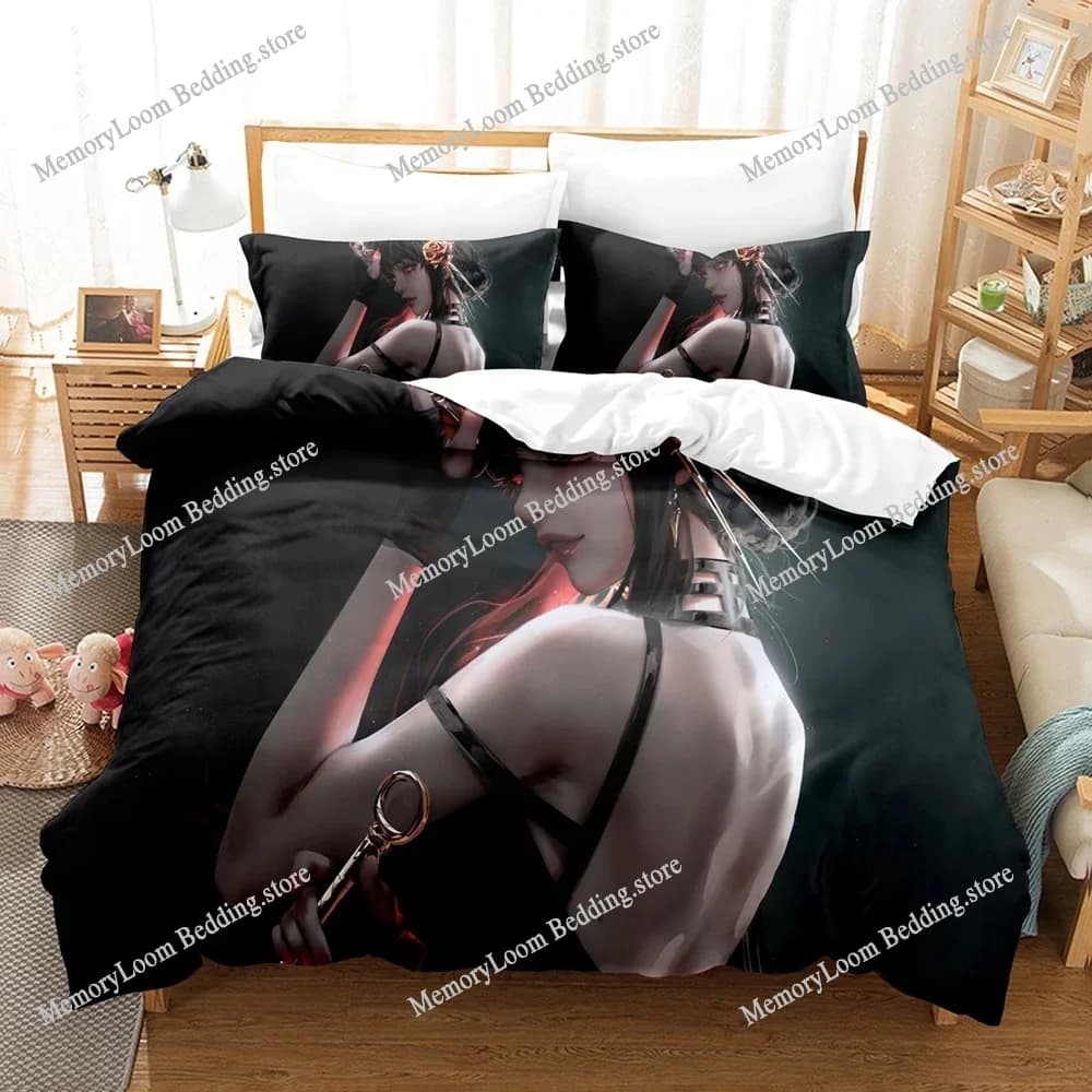 Set di biancheria da letto Anime SPY×FAMILY stampato in 3D Set copripiumino con federa Twin Full Queen King Biancheria da letto Biancheria da letto Tessili per la casa