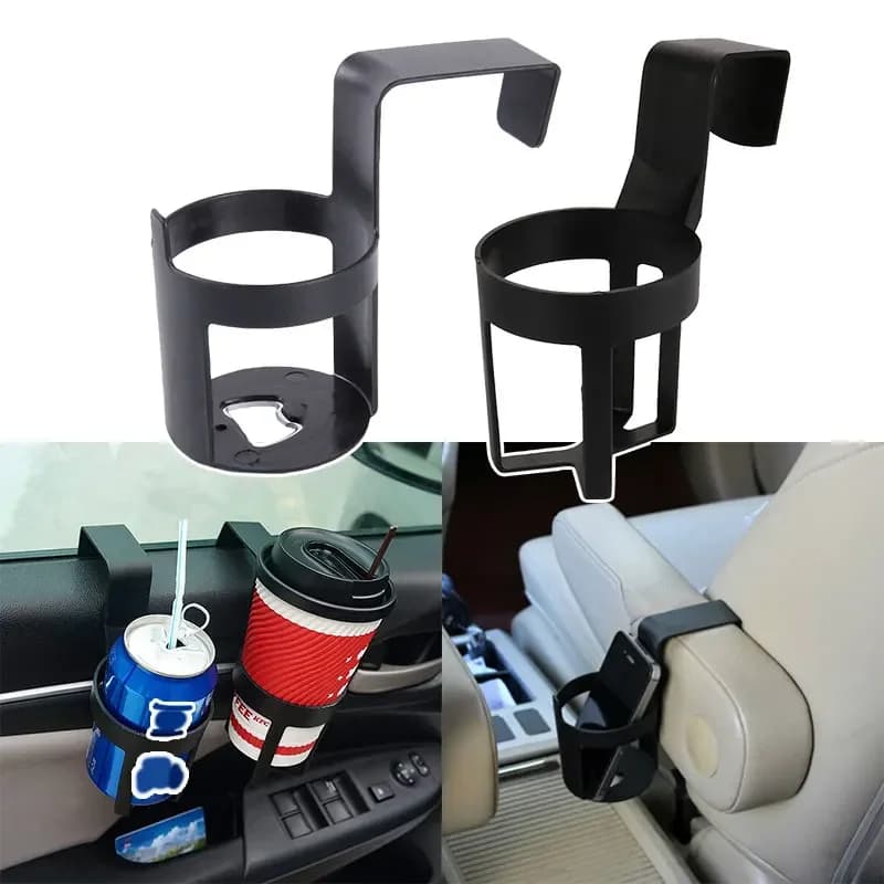 Portabicchieri per auto portatile Supporto da appendere multifunzionale per bottiglie di bevande Supporto per portabottiglie per sedile posteriore per camion automatico