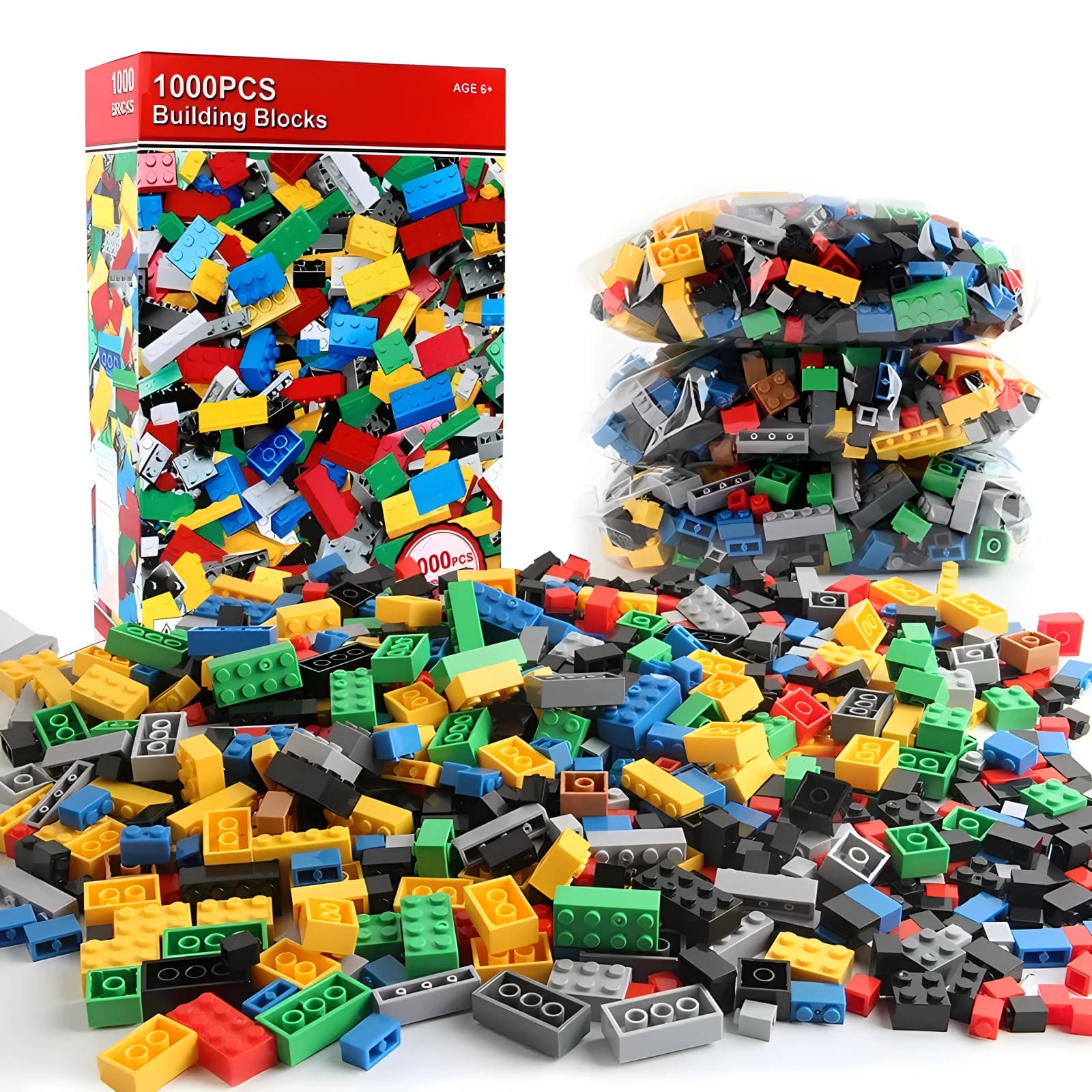 Building Blocks DIY-D-T Big Set City Building Blocks Classic Assemble Boys And Girls Educational Birthday Gift For Kids T
