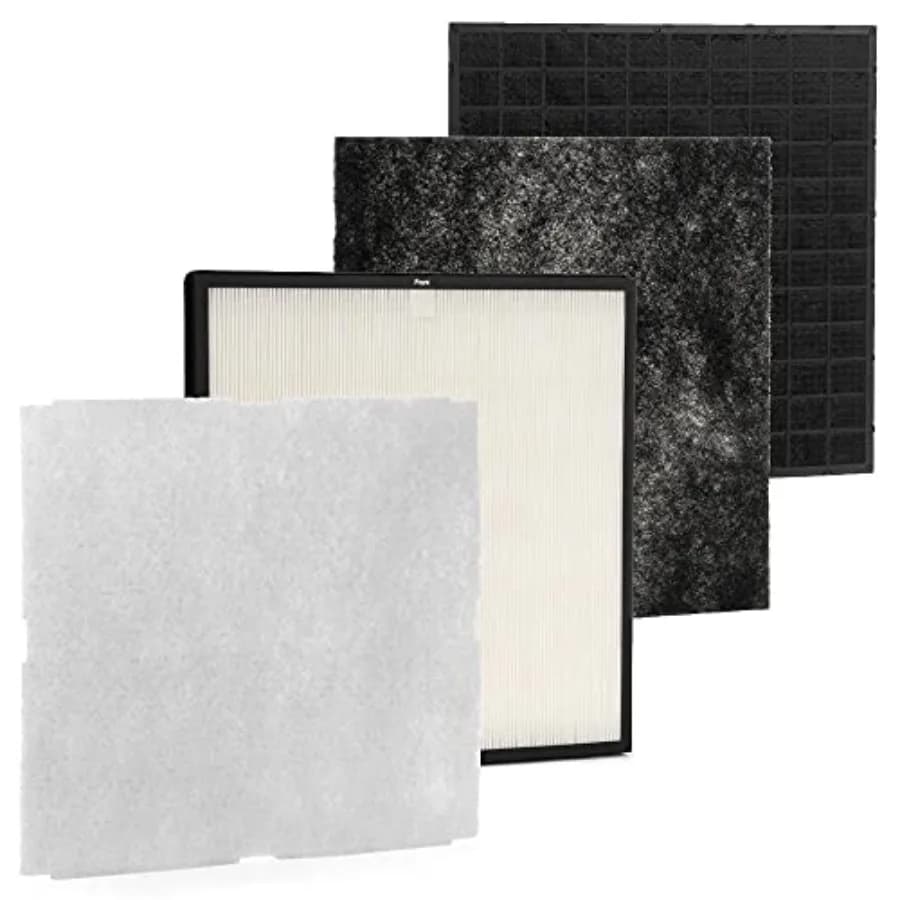 Filtro purificatore d'aria per modelli SPA-700A/SPA-780A/N: HEPA originale + filtro antiodore, bianco, ad alta efficienza contro particelle e odori.
