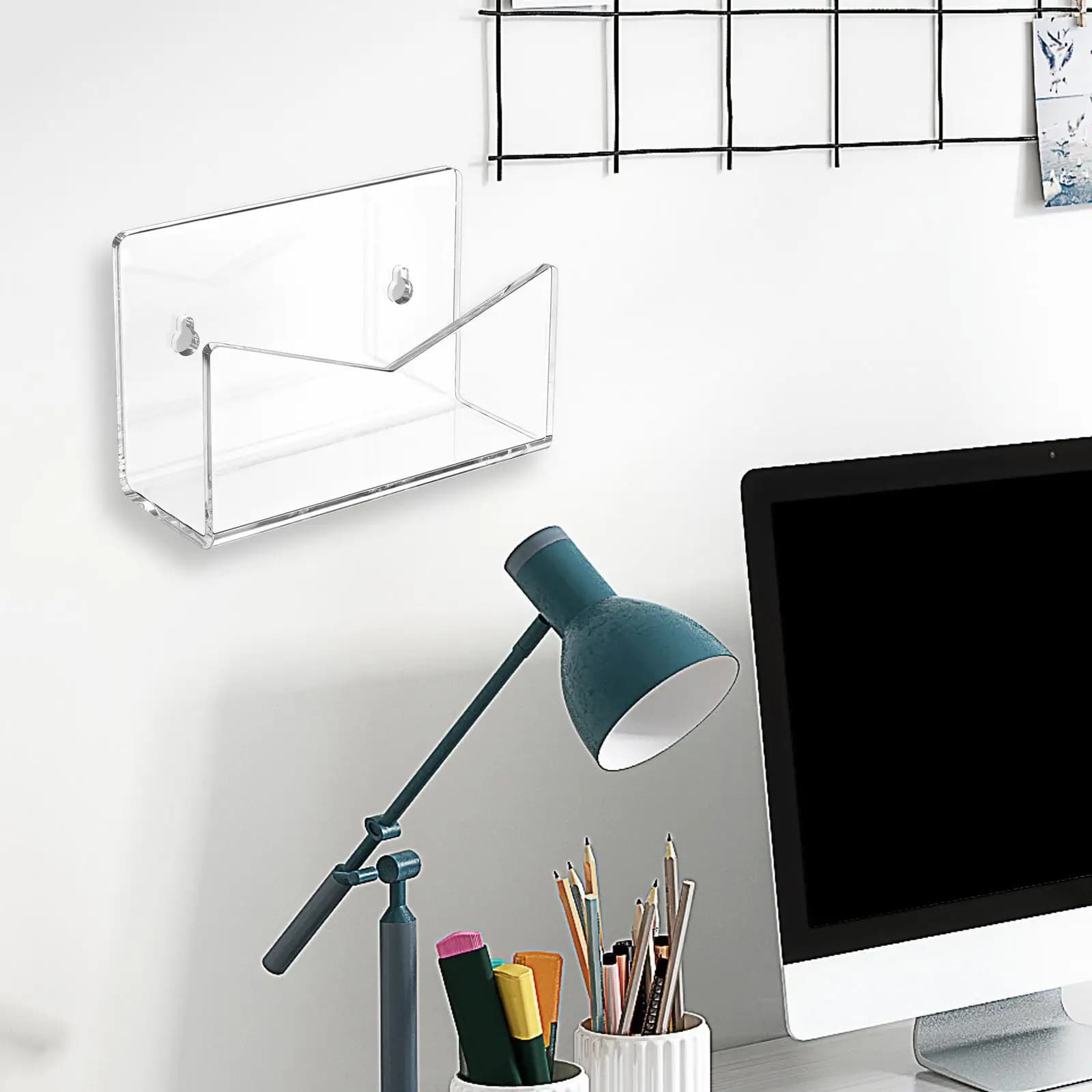 Mail Organizer Mail Sorter Fuctional Desk Accessories Storage Rack Desktop