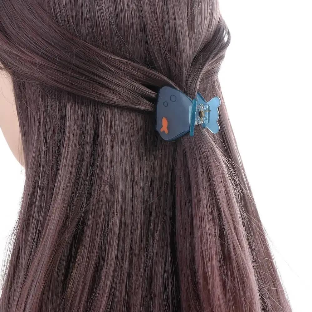Nice Fish Shape Acetate Hair Spring, Small Korean Style Transparent Spring for Women / Girls