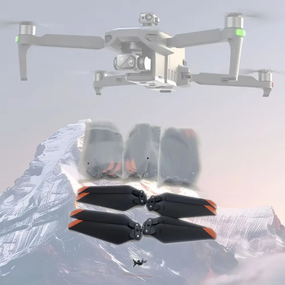 4Set SG909 Original Propeller Props Spare Part Kit CW CCW Wing Blade with Screws for GPS Brushless Drone SG909 SG909MAX Accessor