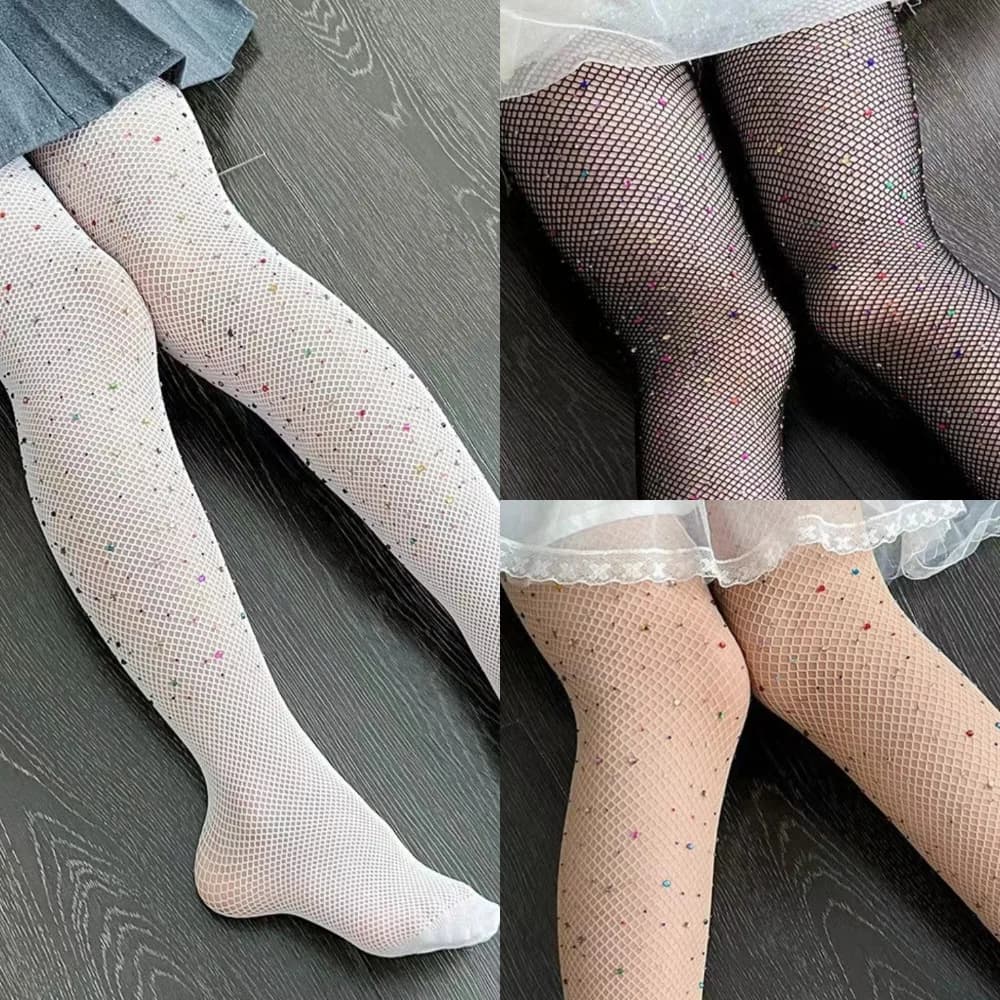 Nuovo diamante colorato collant nylon maglia danza performance glitter blingbling cristallo leggings stretti calzini regali di compleanno della ragazza