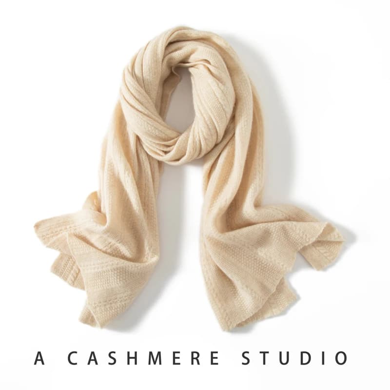 MERRILAMB Cashmere Scarf for Women High Quality Knitted Winter Keep Warm Shawl Fashion Solid Outdoor Plain Wraps Large Scarves