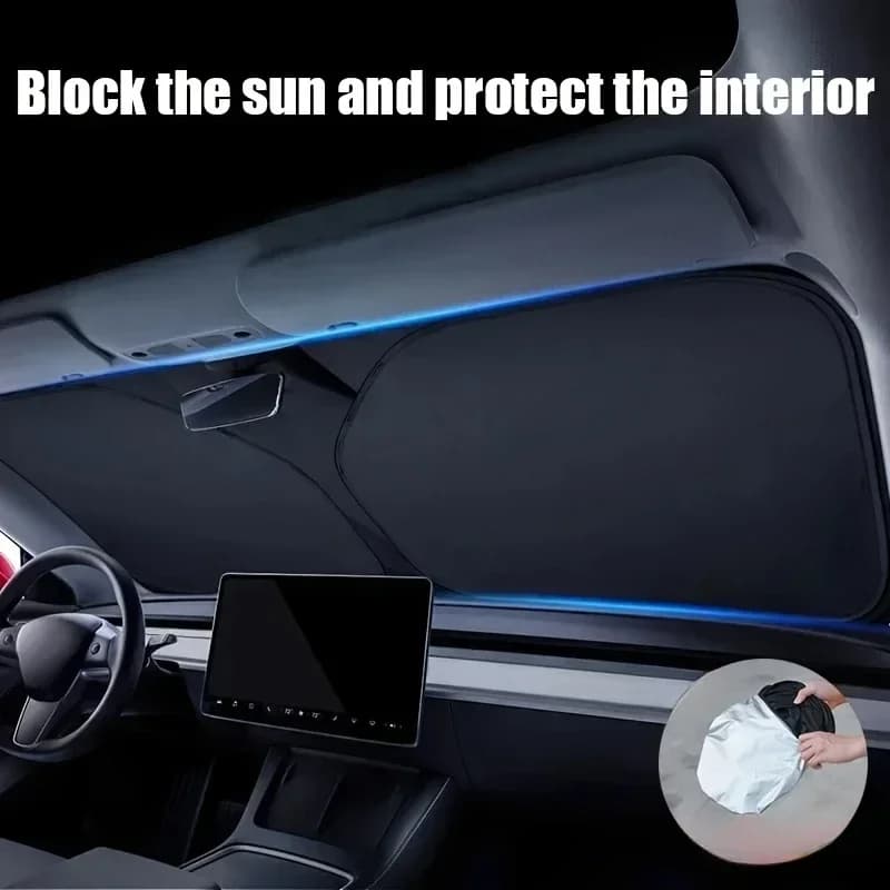 Car Window Sunshades Foldable Car Snow Covers Winter Windshield Sunshade Parasol
