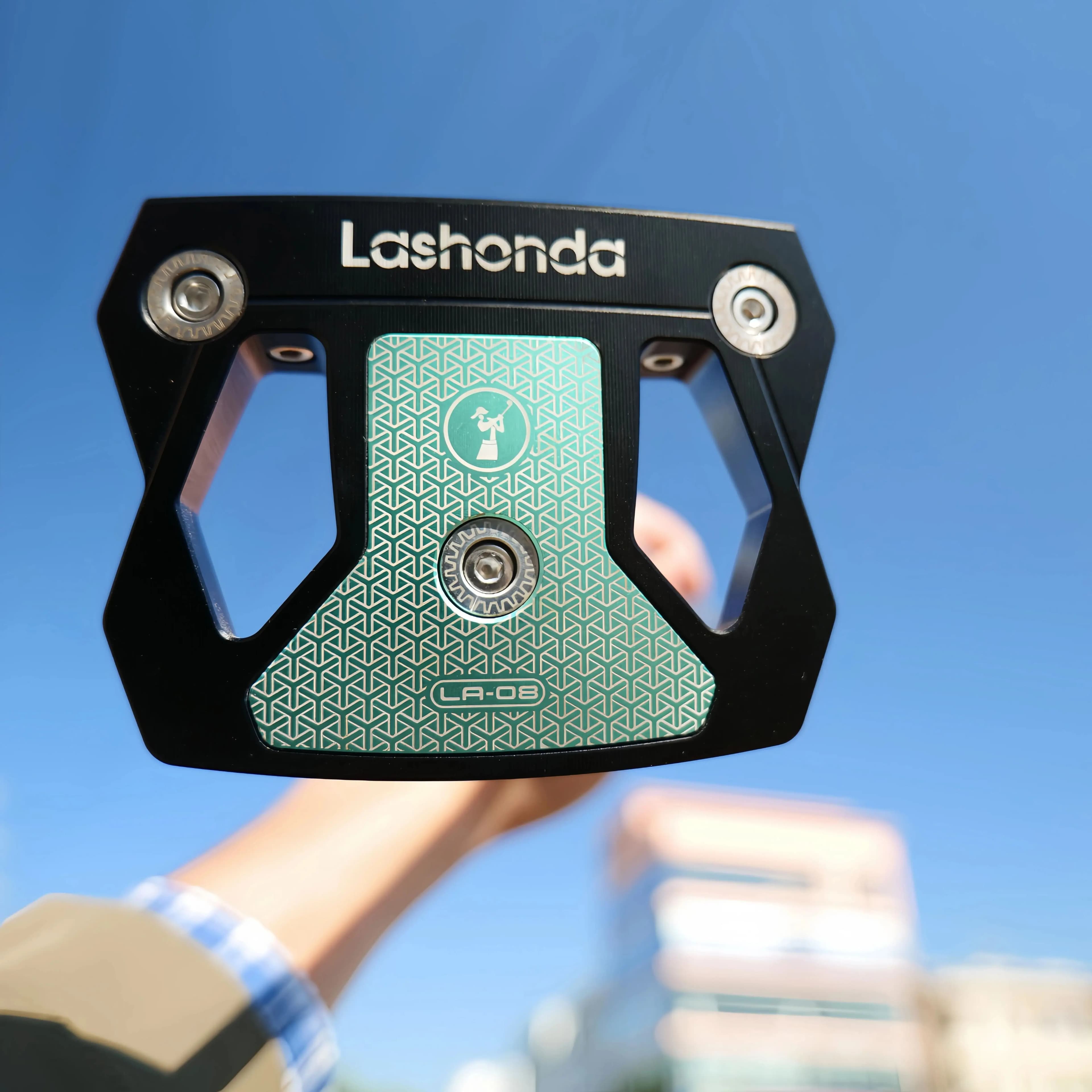 Putter da Golf Serie Lashonda LA-08, Design Offset a Zero Torque con Alto MOI, Sistema di Mira di Precisione