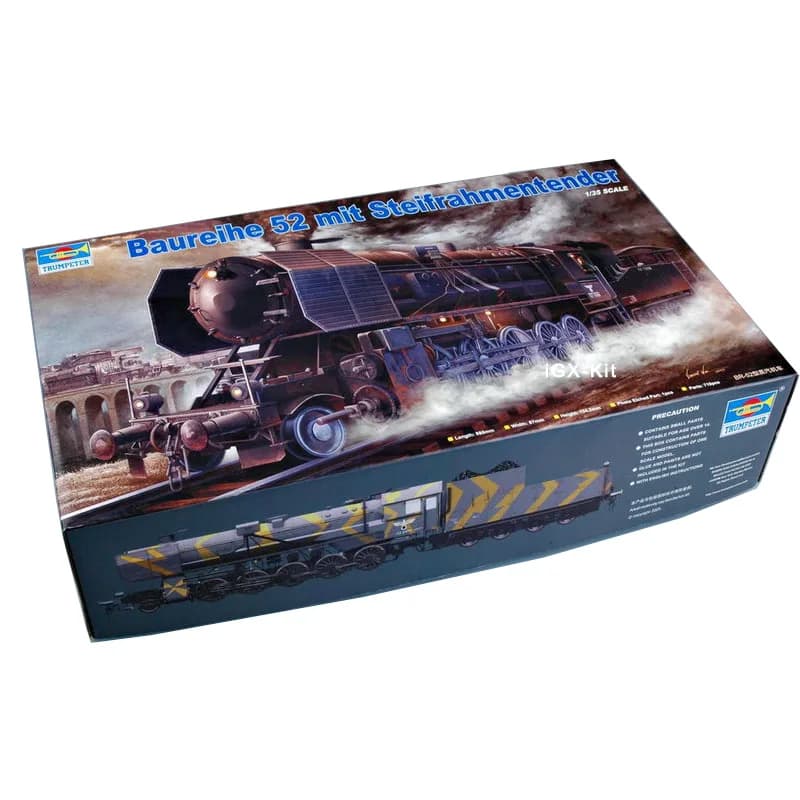 Trumpeter 00210 1/35 Tedesco Kriegs Locomotiva Br52 Treno A Vapore Da Collezione Giocattolo Per Bambini Mestiere di Montaggio In Plastica Modello di Costruzione Kit