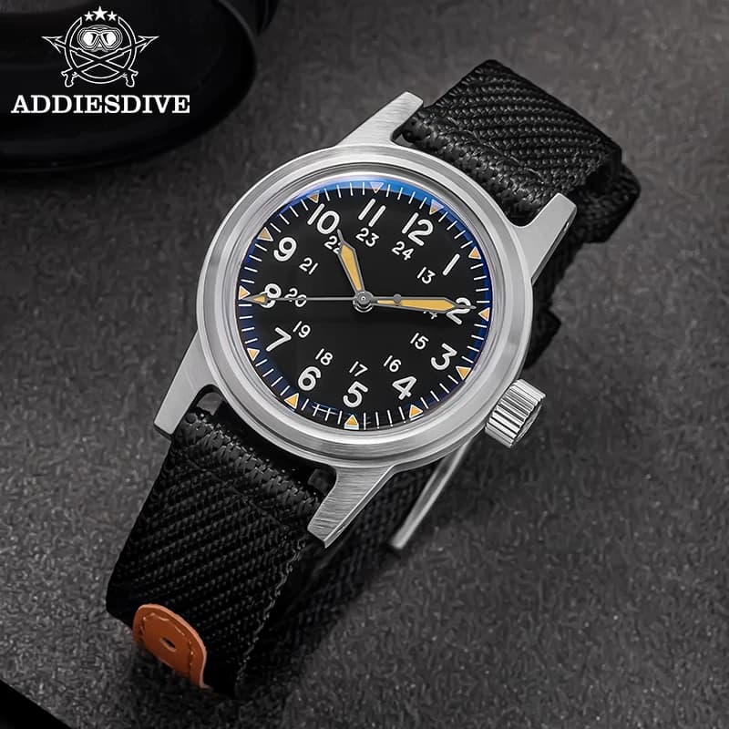 ADDIESDIVE NH35A 200m Diver Automatic Mechanical Watch Men Sport Luminous K1 Waterproof Wristwatch Swimming Self Winding Watch