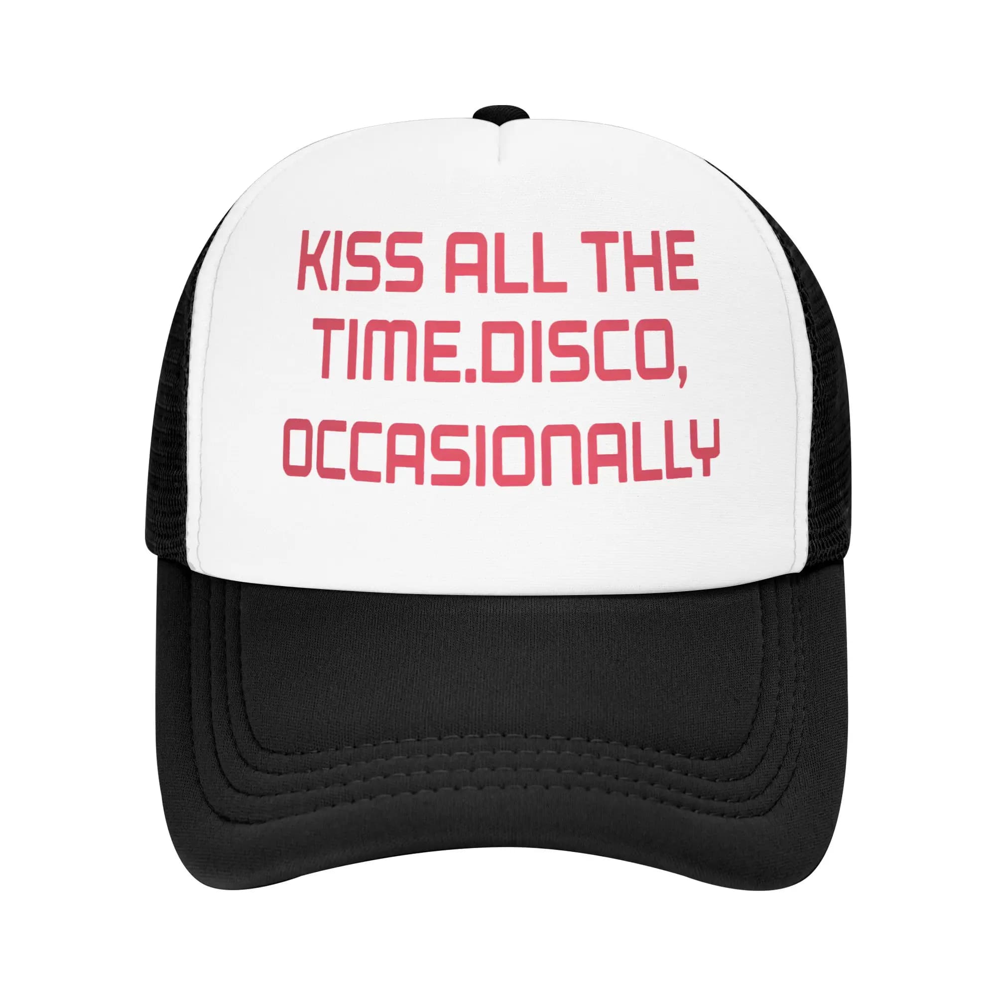 Cappello da sole estivo in rete stile Y2K di Harry Styles Kiss All The Time Disco Occasionally, cappellino da baseball personalizzabile con logo, idea regalo