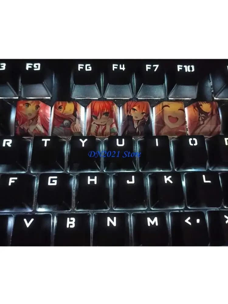 F3KE Anime Avatar Keycap Dye-Subbbed PBT Keycap Profilo Cherry per tastiera meccanica