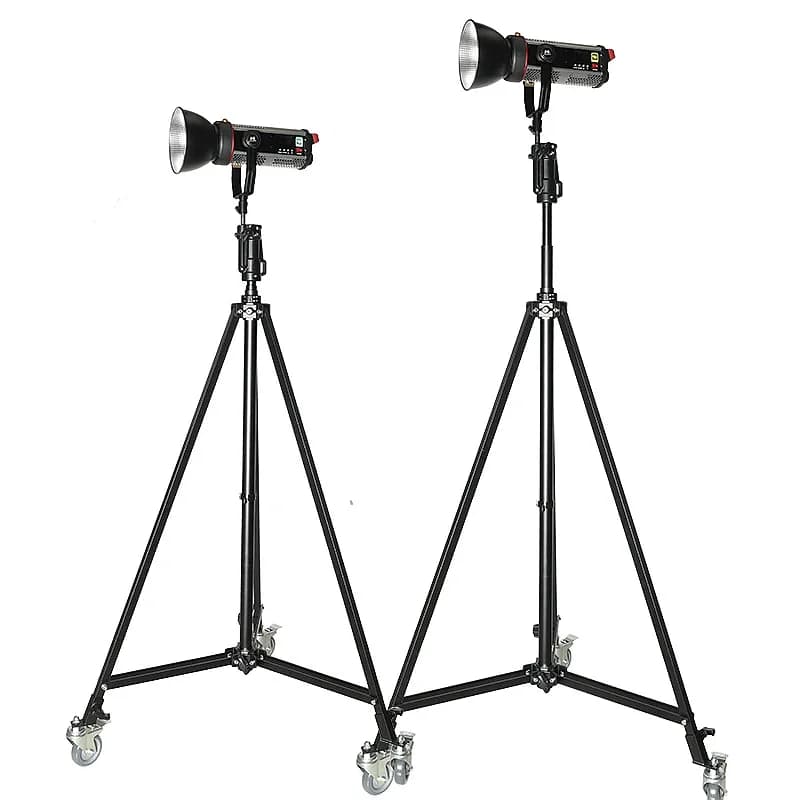Photography Heavy Duty Automatically Raise Lower Live Broadcast Tripod Camera Movie Lighting Stand with Pulley