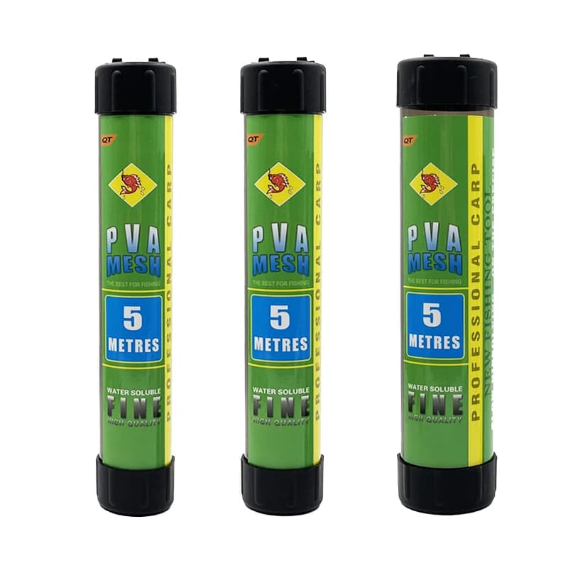 Rete solubile in acqua da 18/25/37/44 mm per la pesca, adatta per la pesca grossolana e accessori per borse con esche, pesca durevole e portatile