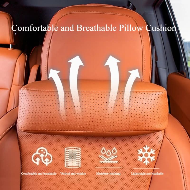 Ergonomic Memory Foam Car Headrests Neck Pillow Lumbar Support Seat Cushion for Comfortable Drive