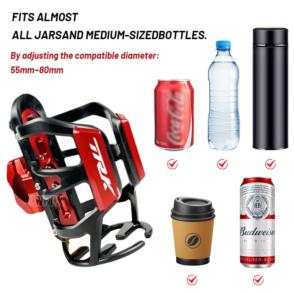 For Benelli TRK 502X 502 702 702X TRK502X TRK702X TRK702 Motorcycle drink bottle holder cage water cup holder accessories